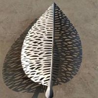 China Art Leaf Metal Tree Corten Steel Sculpture Garden Decoration on sale
