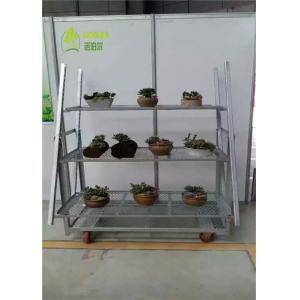 Garden Center Dutch Flower Trolley / Flower Display Trolley Racks 1350*565*1900 mm