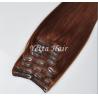 China Simplicity Pre Bonded Keratin Hair Extensions / Clip In Hair Weave Color 6# wholesale