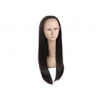 China Silky Straight Human Hair Full Lace Wigs Natural Luster Healthy From Young Girl on sale