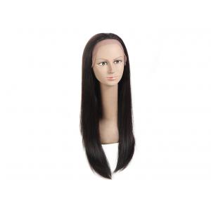 China Silky Straight Human Hair Full Lace Wigs Natural Luster Healthy From Young Girl supplier