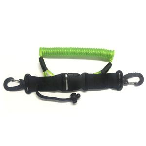 China String Loop TPU Quick Release Coil Lanyard Steel Tethering 1.5m Stretched wholesale