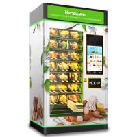 Belt Conveyor Elevator Vending Machine For Glass Water Healthy Food Pho Bo Salad Egg Vegetable Combo
