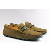 China Handmade Mens Suede Walking Shoes Non Slip Genuine Leather Moccasin Gommino Shoes on sale