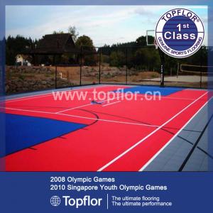 China Outdoor Basketball Court Flooring supplier