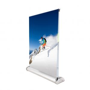 A4 Mini Size Retractable Banner Display , Counter Tabletop Expand Banner Stands