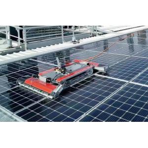 Rooftop Solar Panel Cleaning Robot Battery Powered Dry/Water Mode Photovoltaic Solar Cleaning Robot