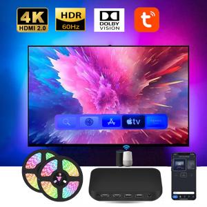 Wifi 2.4G Smart TV Ambient Lighting Sync For HDMI 2.0 External Device