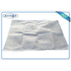 Nonwoven Airplane Pillow Cover Non Woven Fabric Bags ITTC Certificate 40 Cm * 40 Cm