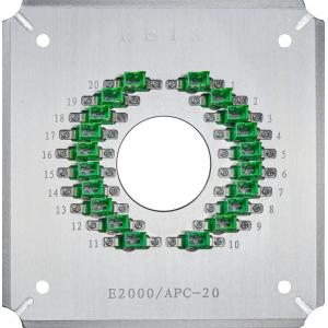 China E2000APC20 Polishing Holder 20 Ports E2000/APC Fiber Optic Patch Cord Connectors Tip Grinding supplier