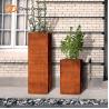 China CE Standard Vertical Tall Outdoor Metal Planter Multipurpose wholesale