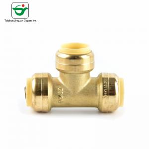China 1''X1''X1'' C46500 Brass T Plug Connector Equal Tees supplier