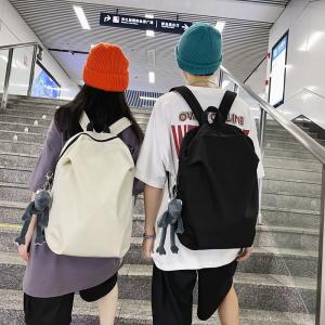 Simple Backpack Fashion Large-Capacity Travel Backpack Female Casual College Student Junior High School School Bag