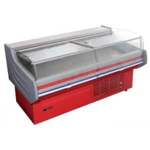 2.5M Seafood Chiller Freezer Meat Display Freezer Supermarket Meat Display Fridge For Sale