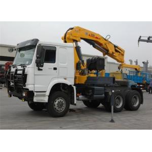 China SINOTRUK Tractor Truck Mounted Hydraulic Crane 6X4 LHD 336HP XCMG 12 Tons Crane supplier