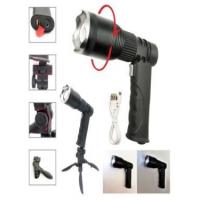 China Pistol LED Lantern Flashlight T6 10W 2-4h ABS 405g Bracket 119g 2x18650 3600mAh on sale