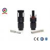 PPO Shell Solar Panel Connectors Black Color With ISO9001 Certification