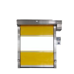 China Salas limpas Porta de rolagem rápida de PVC com dimensões de filtro personalizadas e fonte de alimentação de 50 Hz wholesale