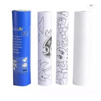 China Compatible Dye And Pigment Ink CAD Plotter Paper Roll 0.1mm Thickness on sale