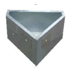 CE 1mm Galvanized Steel L650mm Animal Feeding Trough