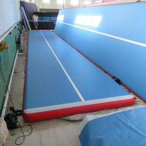 China High End Physical Exercises Inflatable Air Track Customized Height / Thick supplier