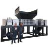 China Cr12MoV Blade Twin Shaft Shredder with 800-5000kg/h Capacity and Advanced PLC Control wholesale