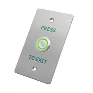 China Stainless Steel Door Release Push to Exit Button with LED Indication supplier