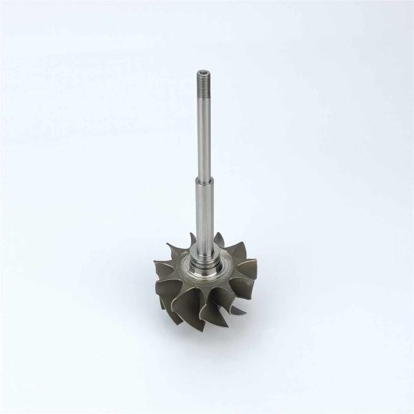 MS-TECH Turbo RHF55 Turbine Wheel Shaft VA440031 VB440031 Fit Turbos  Ind 56mm Exd 50.95mm Blades 11