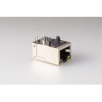 China Shield RJ45 Ethernet Jack 10 / 100 / 1000 Ethernet Interface Tab up Modular Jack on sale