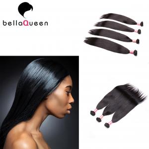 Indian Natural Color Bohemian Straight Human Hair Weave for Black Women