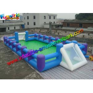Human Table Soapy Inflatable Soccer Field Football Court Arena 16m X 8m