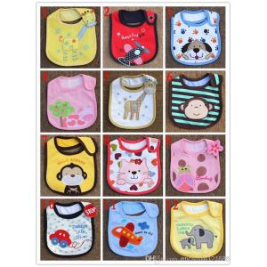 China Infant saliva towels 3-layer Baby Waterproof bibs Baby wear accessories kids cotton apron supplier