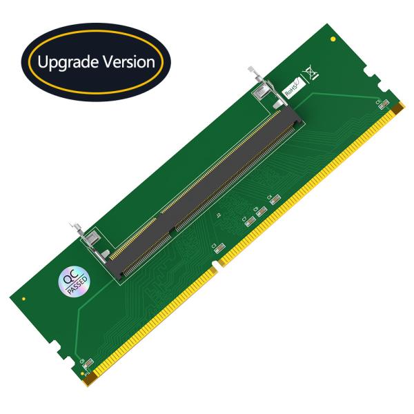 Adaptateur 204 broches 1,5 V vers DDR3 240 broches, adaptateur DDR3 vers DDR4 pour l'extension de mémoire