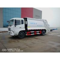 China Recycling Residential Garbage Compactor Truck Rear Loading Garbage Truck 10cbm on sale