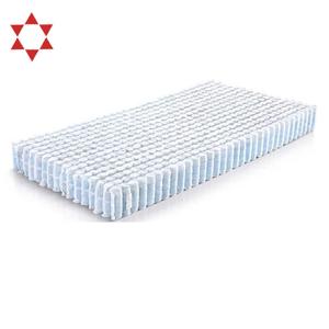 China 2019 New Semi Product Mini 3D Fabric Pocket Spring Coil Unit for Slient Sleeping Massage Mattress 4D Fabric Hole Spring supplier