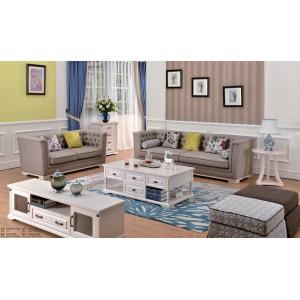 European Modern Style Furniture Living Room Sofa Set Light Brown Color
