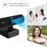 Autofocus Webcam 4k Laptop Usb Webcam With Microphone , FCC 1080p