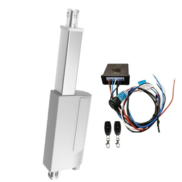 12V 24V DC Drive Slim Electric Linear Actuator 1500N Hall Sensors Feedback IP66