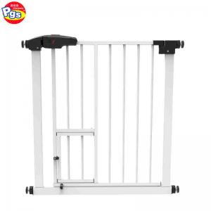 China EN1930 Extendable Pet Safety Gate , Multiscene Iron Gate For Stairs supplier