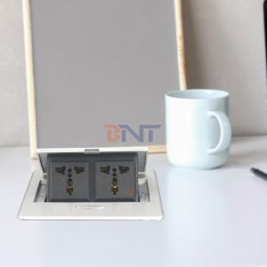 China Modern Workspace Power Socket 5m Cable BNT Pop Office Aluminum Embedded 2 IP44 USA Type AU 16A/10A Rated Designed for Australian wholesale