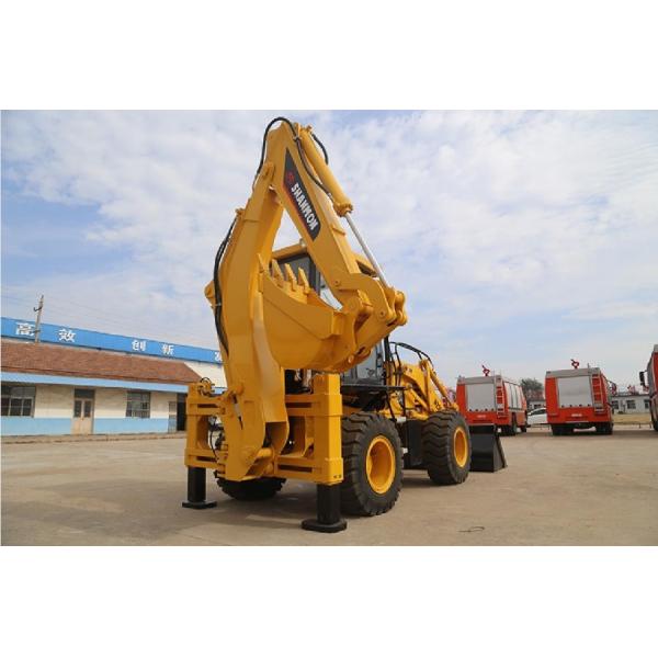 WZ30-25 Backhoe loader track backhoe loader with yellow color loading 2.5 tons