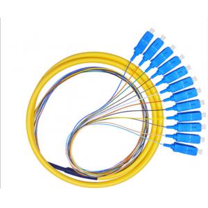 China Polish UPC / APC Pigtail Fiber Optic Cable High Temperature Stability supplier