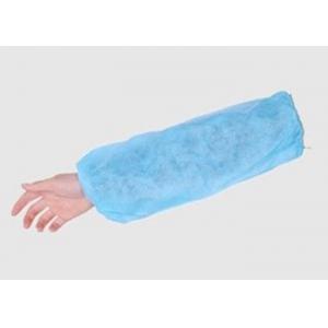 China Breathable Disposable Plastic Arm Sleeves  , Arm Protection Sleeves Elastic Design supplier