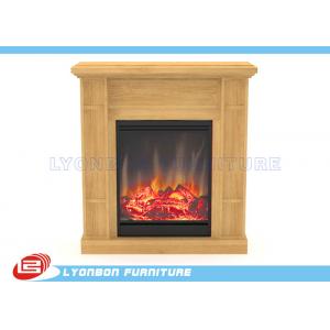 Solid Wood Veneer MDF Home Decor Fireplaces With Paint Finished / 905mm * 255mm * 970mm