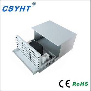 China 48 96 144 Core Fiber Optic Patch Panel Drawer Slidable Rack Mounted Standard Size supplier
