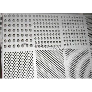 China Silver SS Perforated Metal Mesh Decorative Metal Sheets Lowes 0.8mm-100mm Hole Dia supplier