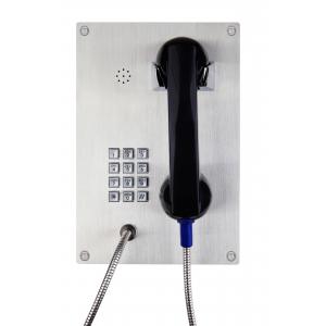 Teléfono industrial del acero inoxidable VoIP, teléfono a prueba de vandalismo de la ayuda de la emergencia