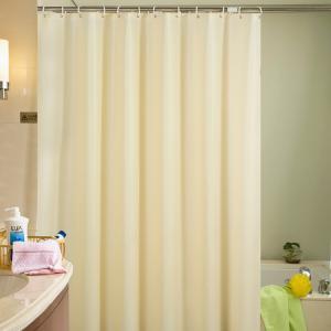 Non Toxic PEVA Shower Liner , Water Repellent Fabric Shower Curtain