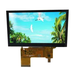 China Alto brillo 5 retroiluminación blanca TFT LCD del módulo de la exhibición del CTP LTFT LCD de la pulgada supplier