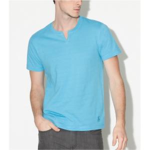 China OEM Cotton Mens Casual Tops , Blue Jersey Short Sleeve T-shirts supplier